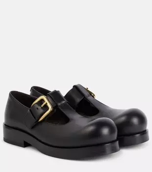 Туфли Мэри Джейн из кожи Helion Bottega Veneta