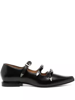 Туфли Мэри Джейн с бантом Toga, черный
