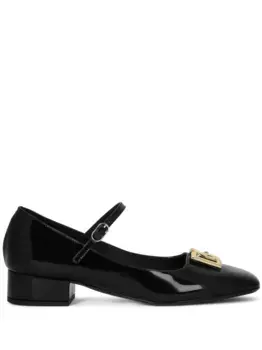 Туфли Мэри Джейн с логотипом DOLCE & GABBANA, черный
