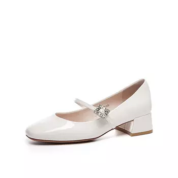 Туфли Мэри Джейн женские 15 Mins, серебряный