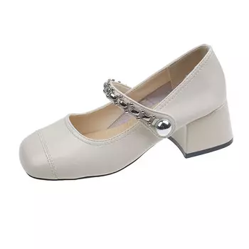 Туфли Мэри Джейн женские Abcylm, серебряный