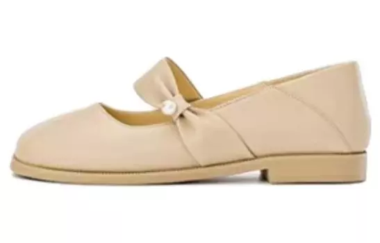 Туфли Мэри Джейн женские абрикосовые Aokang, цвет Apricot