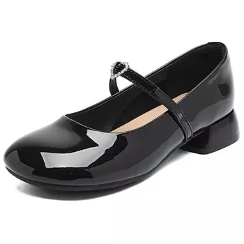 Туфли Мэри Джейн женские Agsdon, цвет Burgundy