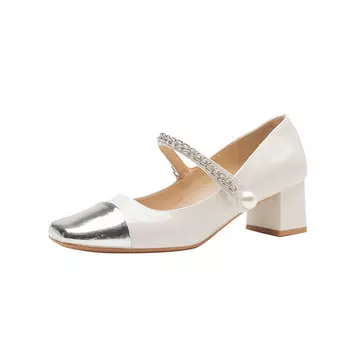 Туфли Мэри Джейн женские Bamiti, белый