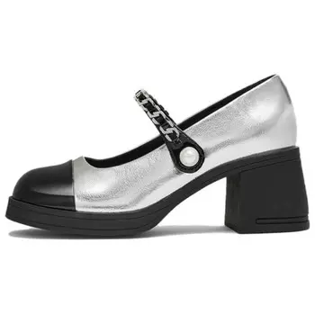 Туфли Мэри Джейн женские Basto, бежевый/черный