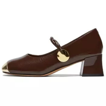 Туфли Мэри Джейн женские Basto, цвет Coffee