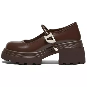 Туфли Мэри Джейн женские Basto, коричневый