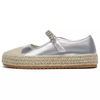Туфли Мэри Джейн женские Basto, серебряный