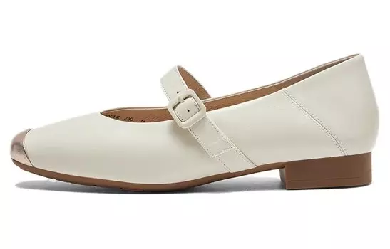 Туфли Мэри Джейн женские Bata, цвет Apricot/Silver