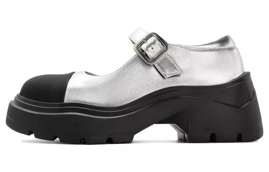 Туфли Мэри Джейн женские Belle, серебряный