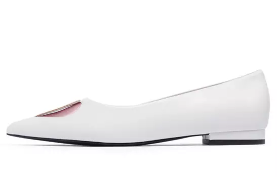 Туфли Мэри Джейн женские белые Charles&Keith