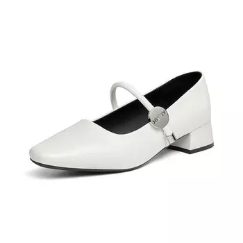 Туфли Мэри Джейн женские белый Josiny