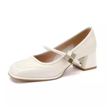 Туфли Мэри Джейн женские бежевый Safiya