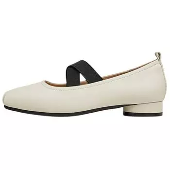 Туфли Мэри Джейн женские бежевый Teenmix