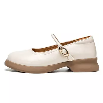 Туфли Мэри Джейн женские бежевый Warrior