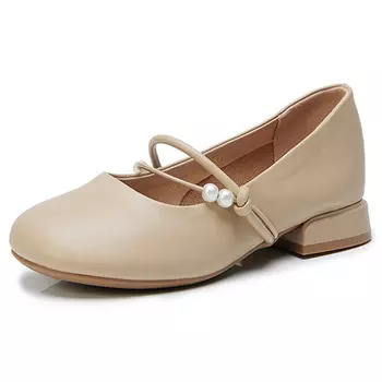 Туфли Мэри Джейн женские Bvfnlee, цвет Apricot