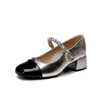 Туфли Мэри Джейн женские Bvfnlee, серебряный