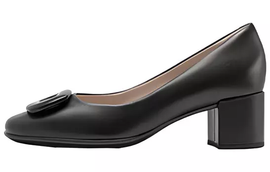 Туфли Мэри Джейн женские черные Ecco