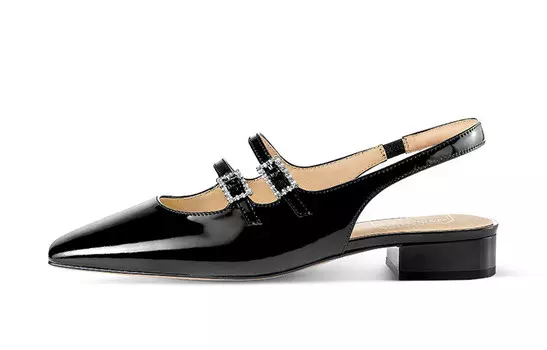 Туфли Мэри Джейн женские черный 7Or9