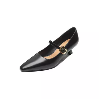 Туфли Мэри Джейн женские черный Dme