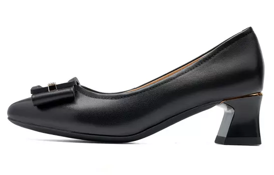 Туфли Мэри Джейн женские черный Eblan