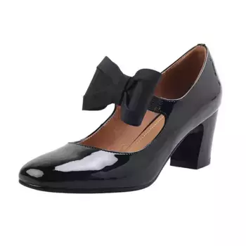 Туфли Мэри Джейн женские черный Kemeilian