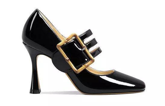 Туфли Мэри Джейн женские черный Lily Wei