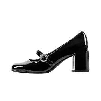 Туфли Мэри Джейн женские черный Wonderful Couple