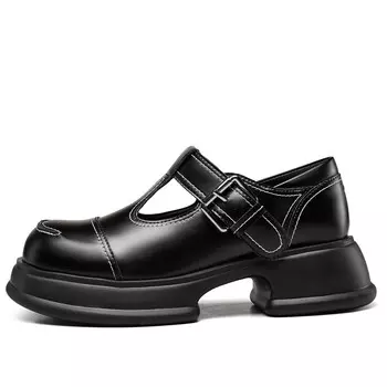 Туфли Мэри Джейн женские черный Yearcon