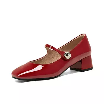 Туфли Мэри Джейн женские Comely, красный