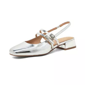Туфли Мэри Джейн женские Comely, серебряный