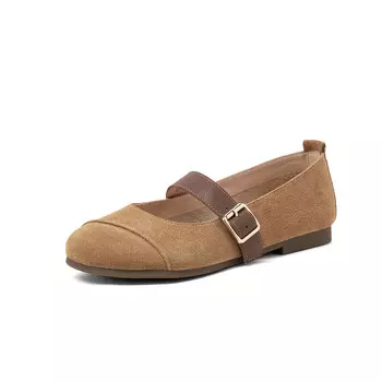 Туфли Мэри Джейн женские Comely, серый/коричневый