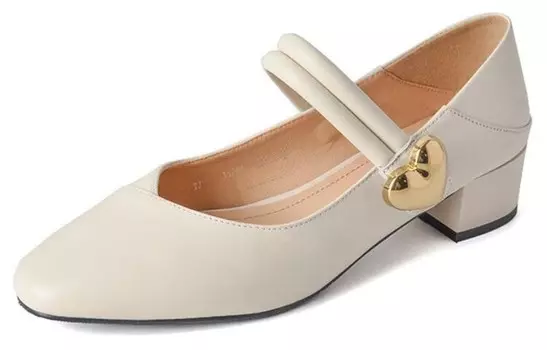 Туфли Мэри Джейн женские Daphne, цвет Pearl White
