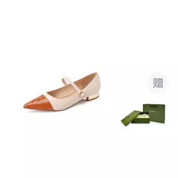 Туфли Мэри Джейн женские Dunnu, цвет Apricot 2cm