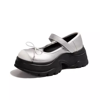 Туфли Мэри Джейн женские Earl Cat, серебряный