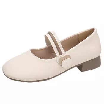 Туфли Мэри Джейн женские Easttata Et, бежевый