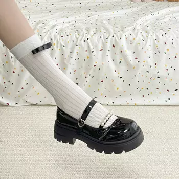 Туфли Мэри Джейн женские Fannaishi, черный