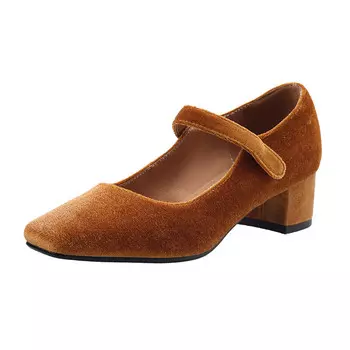 Туфли Мэри Джейн женские Flowerskam, цвет Ginger Yellow