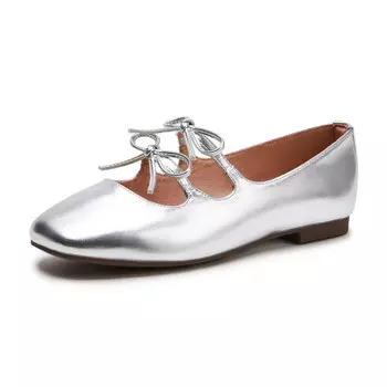 Туфли Мэри Джейн женские Hotwind, серебряный