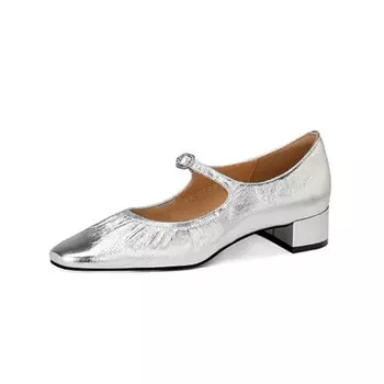 Туфли Мэри Джейн женские Jessica Sophia, цвет Snowflake silver