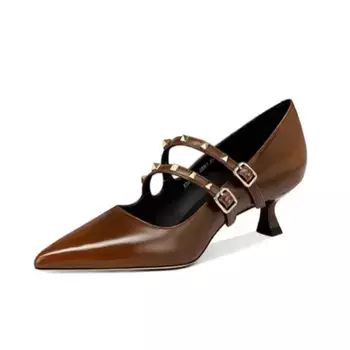 Туфли Мэри Джейн женские Jessica Sophia, цвет Nut Brown