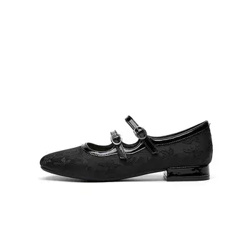 Туфли Мэри Джейн женские Jin Baichuan, черный