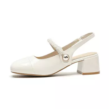 Туфли Мэри Джейн женские Josiny, бежевый/черный