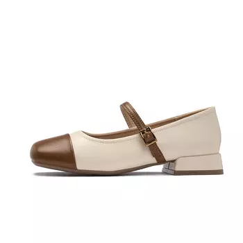 Туфли Мэри Джейн женские Josiny, бежевый/коричневый