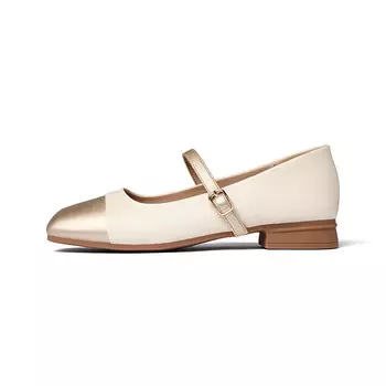 Туфли Мэри Джейн женские Josiny, бежевый/золотой