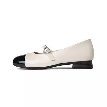 Туфли Мэри Джейн женские Josiny, цвет Silver/Black