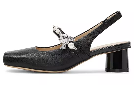 Туфли Мэри Джейн женские Joypeace, серебряный