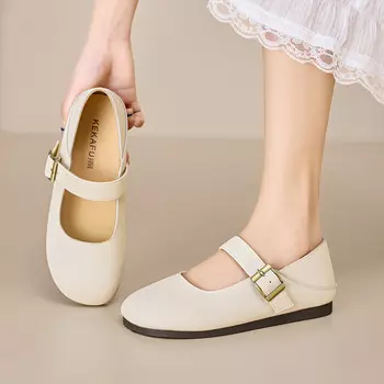 Туфли Мэри Джейн женские Kekafu, цвет Apricot