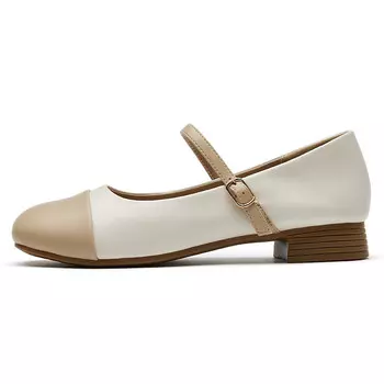 Туфли Мэри Джейн женские La Chapelle, бежевый