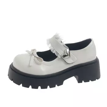 Туфли Мэри Джейн женские Lianghuo, бежевый